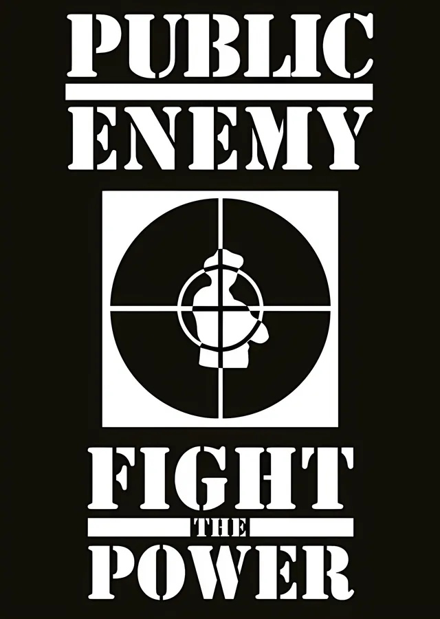 Public Enemy: Fight the Power metal tablo