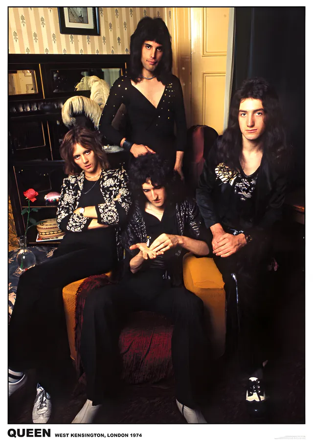 Queen: Londra 1974 metal tablo