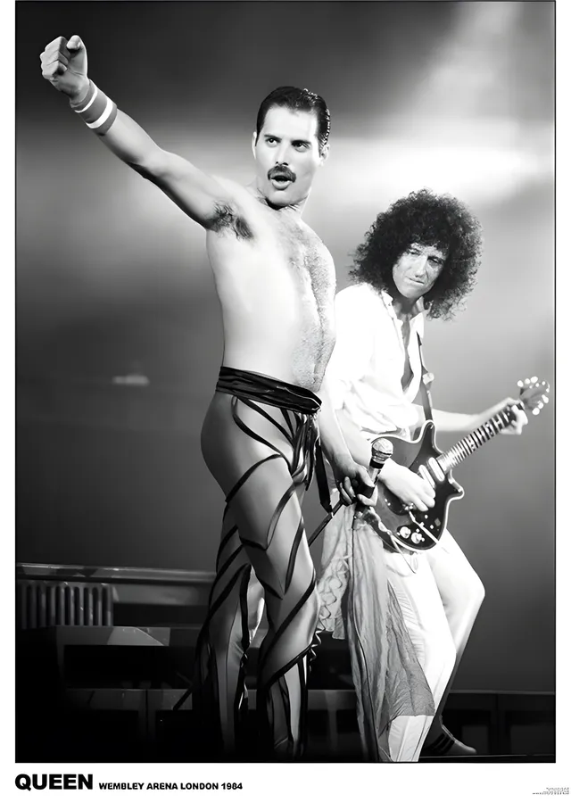 Queen: Wembley 1984 metal tablo
