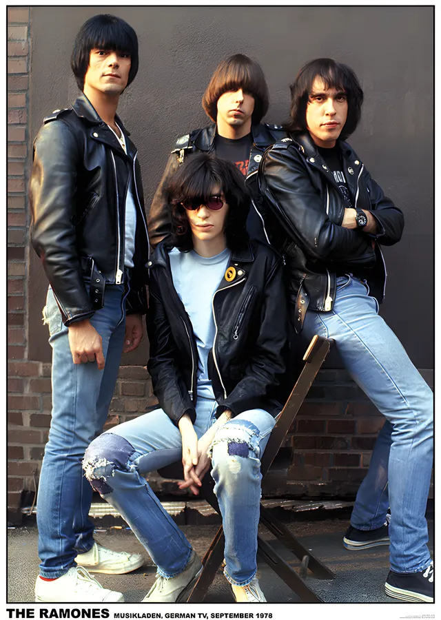 Ramones: Almanya 1978 metal tablo