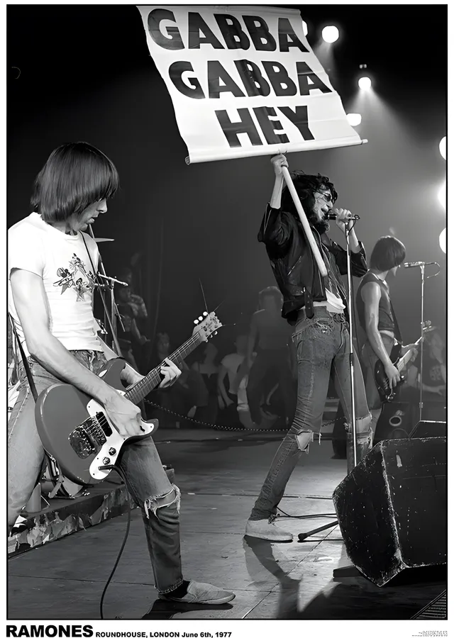 Ramones: Gabba Gabba Hey metal tablo