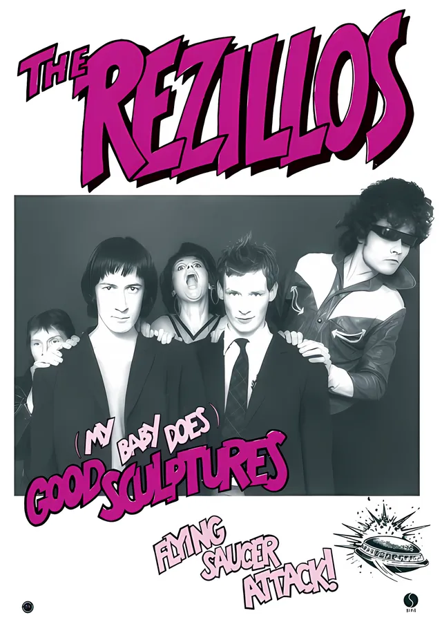The Rezillos: My Baby Does Good Sculptures metal tablo