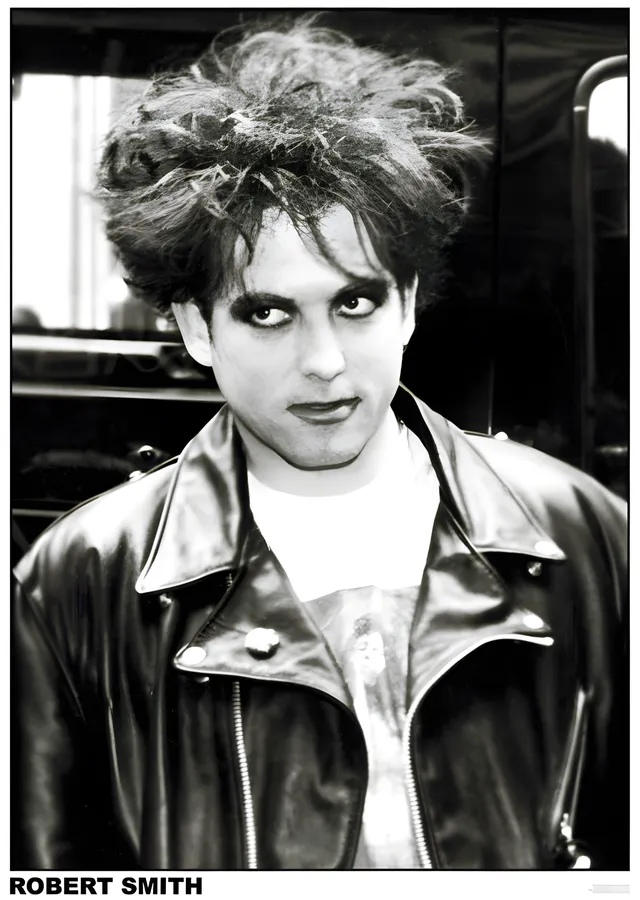 Robert Smith: Deri Ceket metal tablo