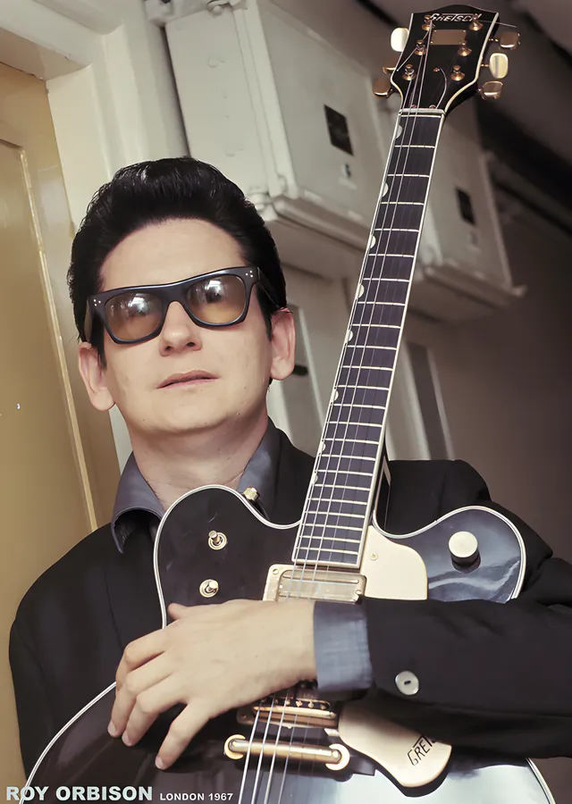 Roy Orbison: Gretsch 1967 metal tablo