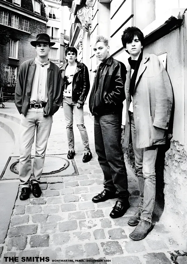 The Smiths: Paris 1984 metal tablo