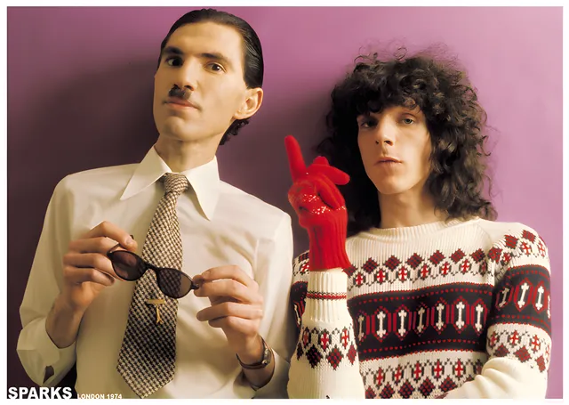 Sparks: Londra 1974 metal tablo