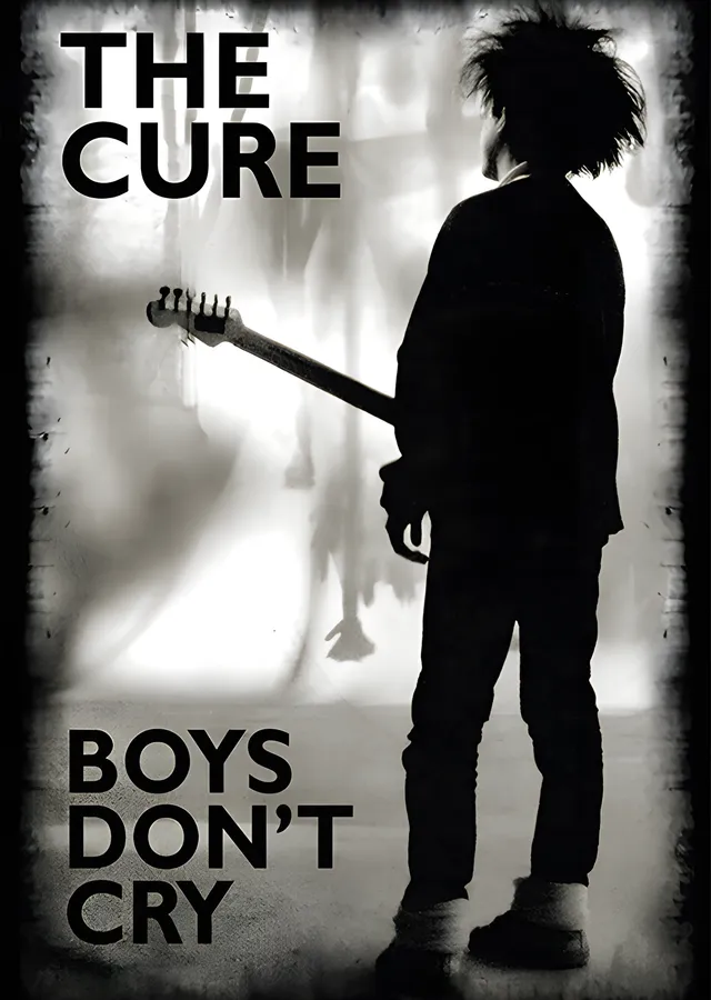 The Cure: Boys Don't Cry metal tablo