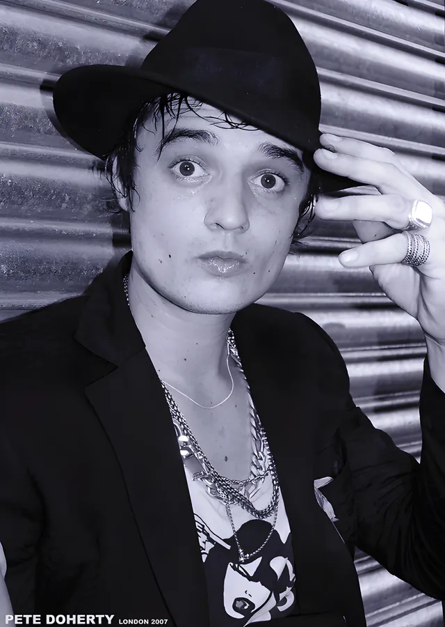 Pete Doherty: Londra 2007 metal tablo
