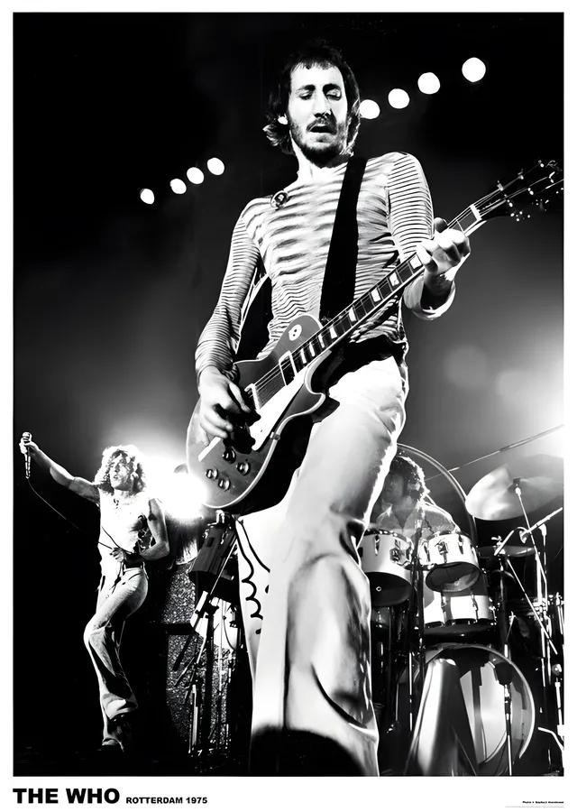 Pete Townshend: Rotterdam 1975 metal tablo