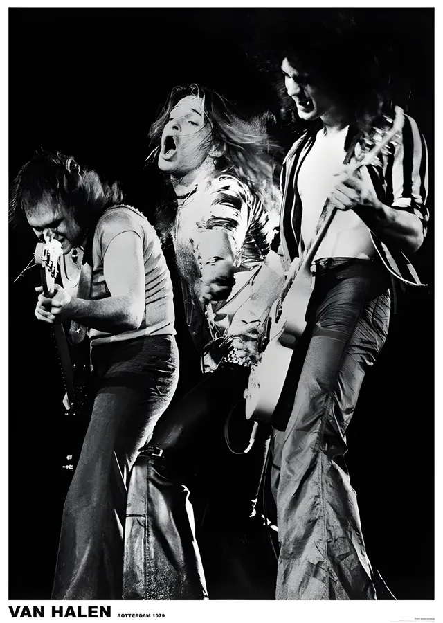 Van Halen: Rotterdam 1978 metal tablo