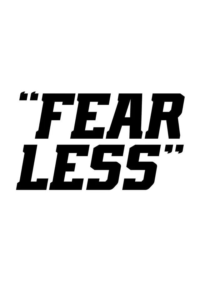 Fearless metal tablo