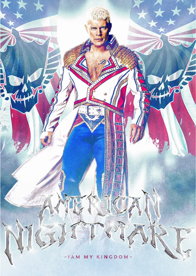 Cody Rhodes: American Nightmare metal tablo