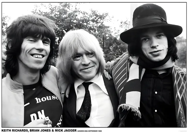 The Rolling Stones: Londra 1968 metal tablo
