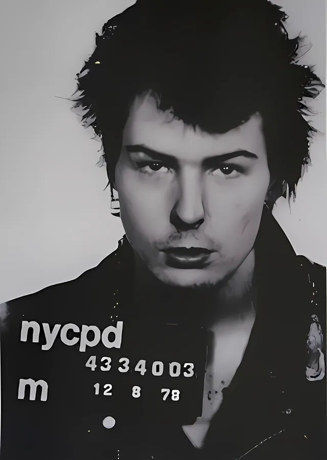 Sid Vicious: NYCPD metal tablo