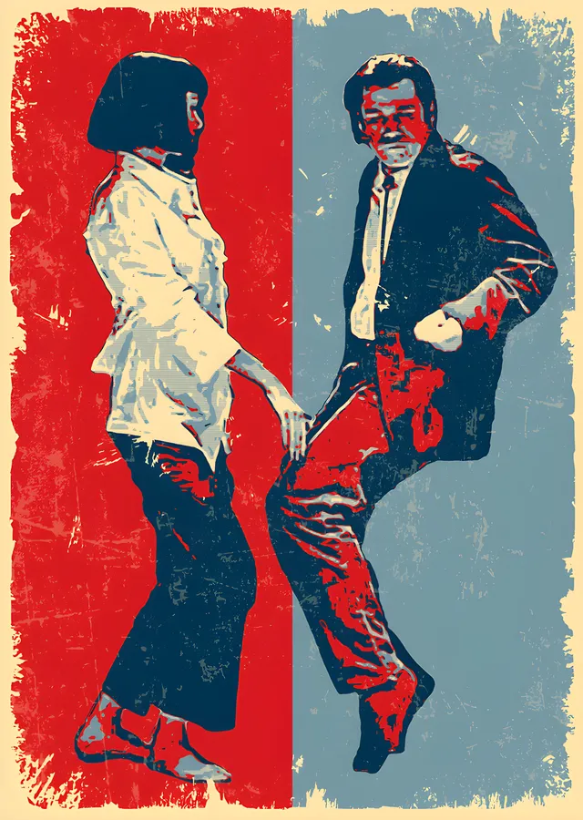 Pulp Fiction: Dans metal tablo