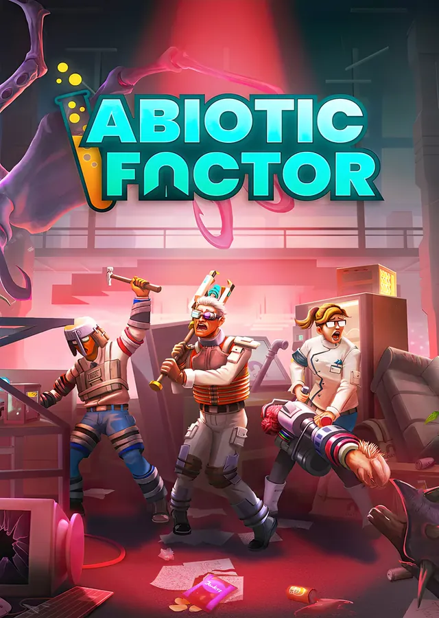 Abiotic Factor: Kızıl Işıkta Bilim İnsanı Ekibi metal tablo