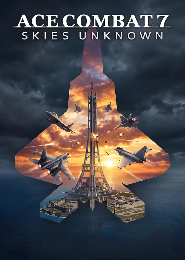 Ace Combat 7: Kule Üstünde Jet Formasyonu metal tablo