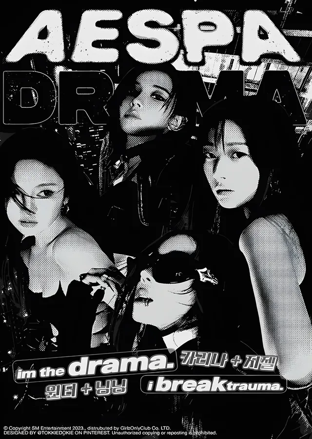 aespa - Drama metal tablo