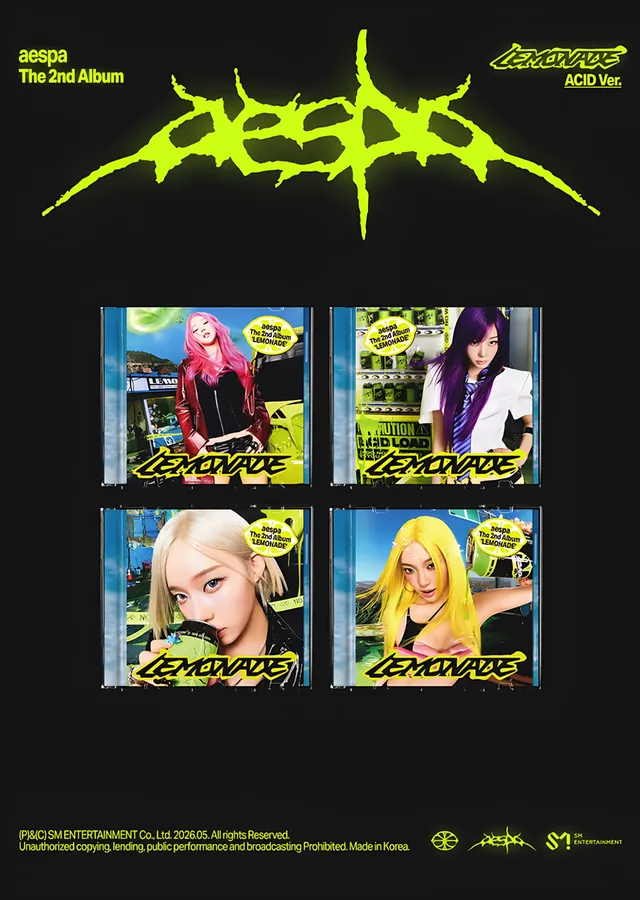 aespa - Lemonade metal tablo