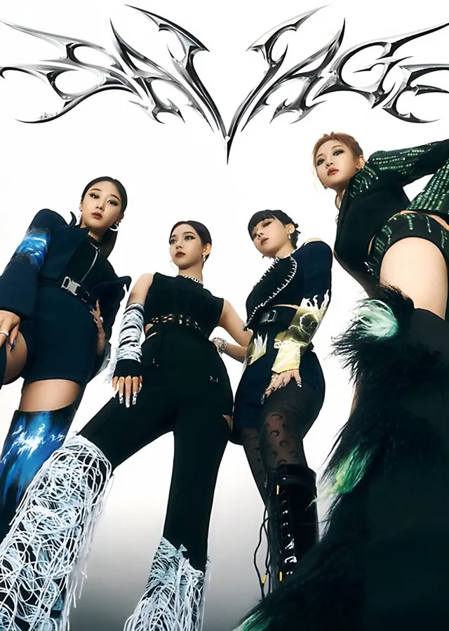 aespa - Savage metal tablo