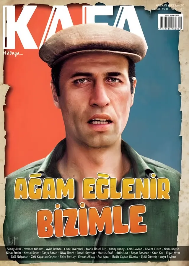 Ağam Eğlenir Bizimle - KAFA Dergi Kapağı metal tablo