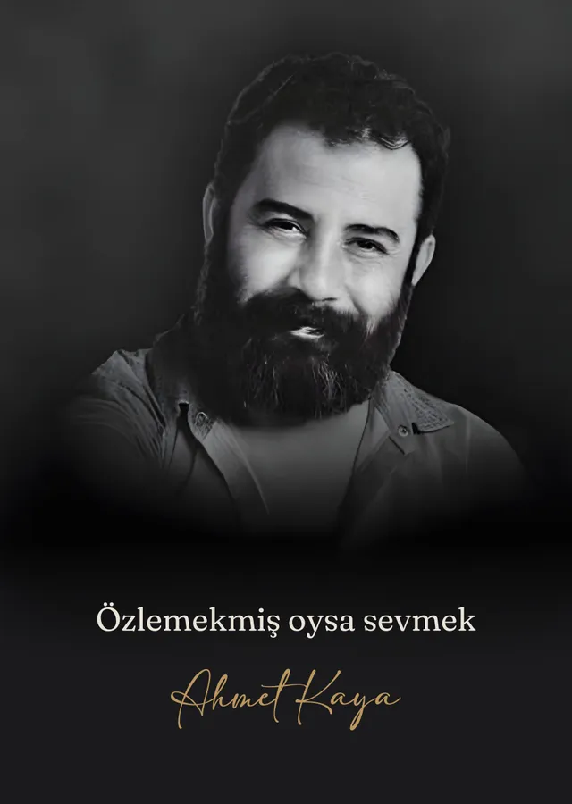 Ahmet Kaya - Özlemekmiş Oysa Sevmek metal tablo