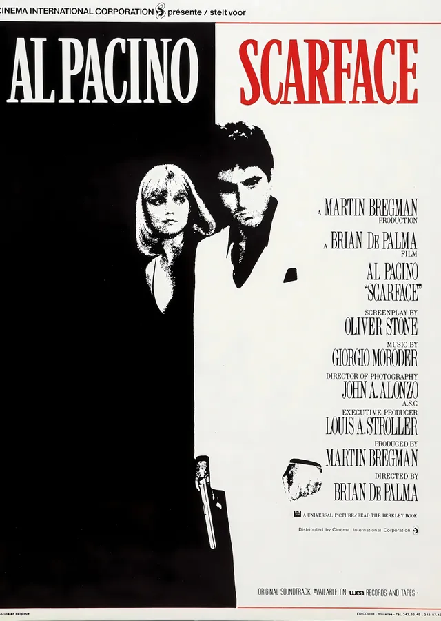 Al Pacino: Scarface metal tablo