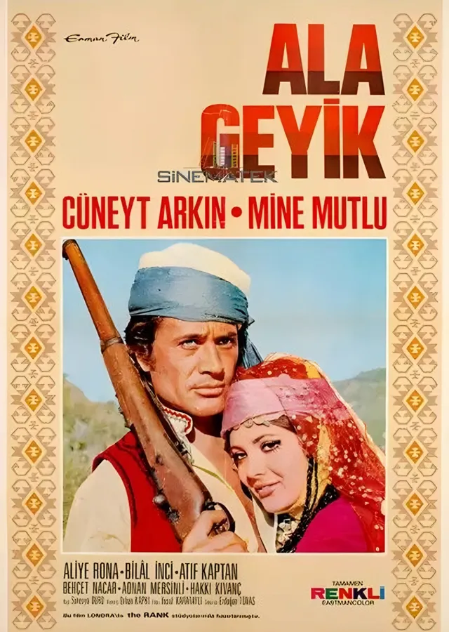 Ala Geyik - Film Afişi metal tablo
