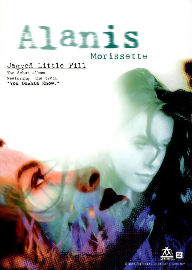 Alanis Morissette - Jagged Little Pill Tanıtımı metal tablo