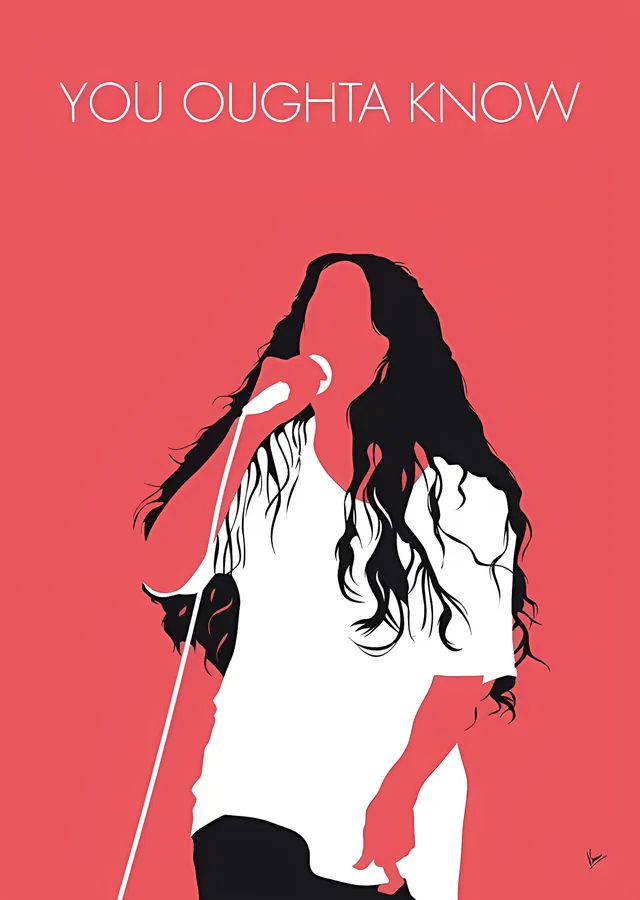 Alanis Morissette - You Oughta Know metal tablo