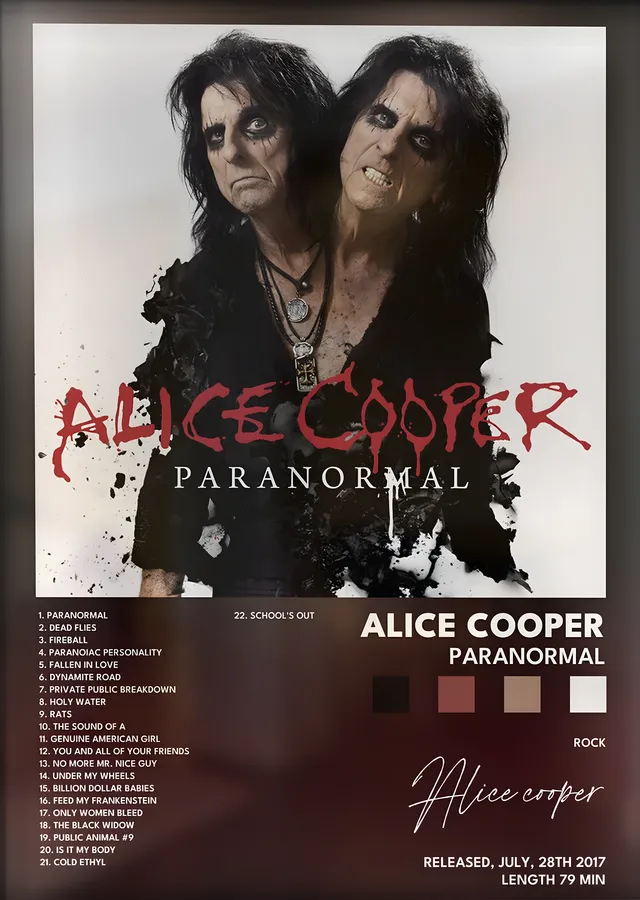 Alice Cooper: Paranormal metal tablo
