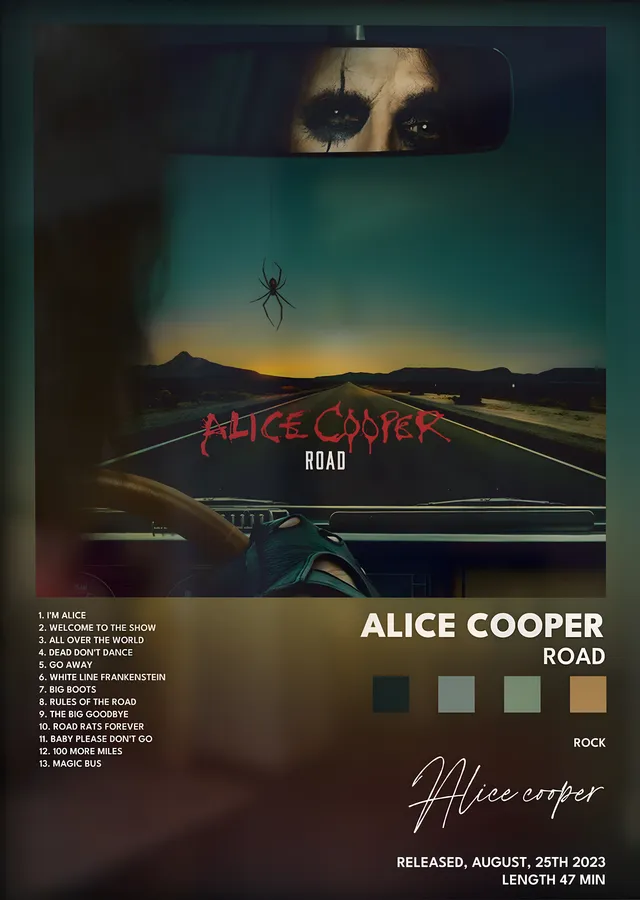 Alice Cooper: Road metal tablo