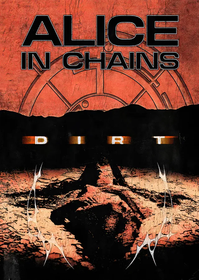Alice in Chains: Dirt Kum Tepesi Kapağı metal tablo