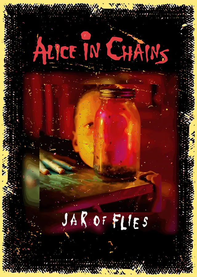 Alice in Chains: Jar of Flies Kapağı metal tablo