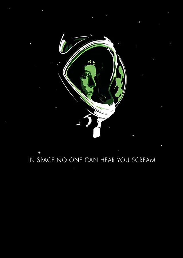 Alien - Uzayda Kimse Çığlığını Duyamaz metal tablo