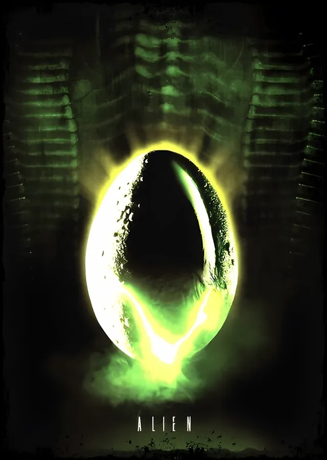 Alien - Xenomorph Yumurtası metal tablo