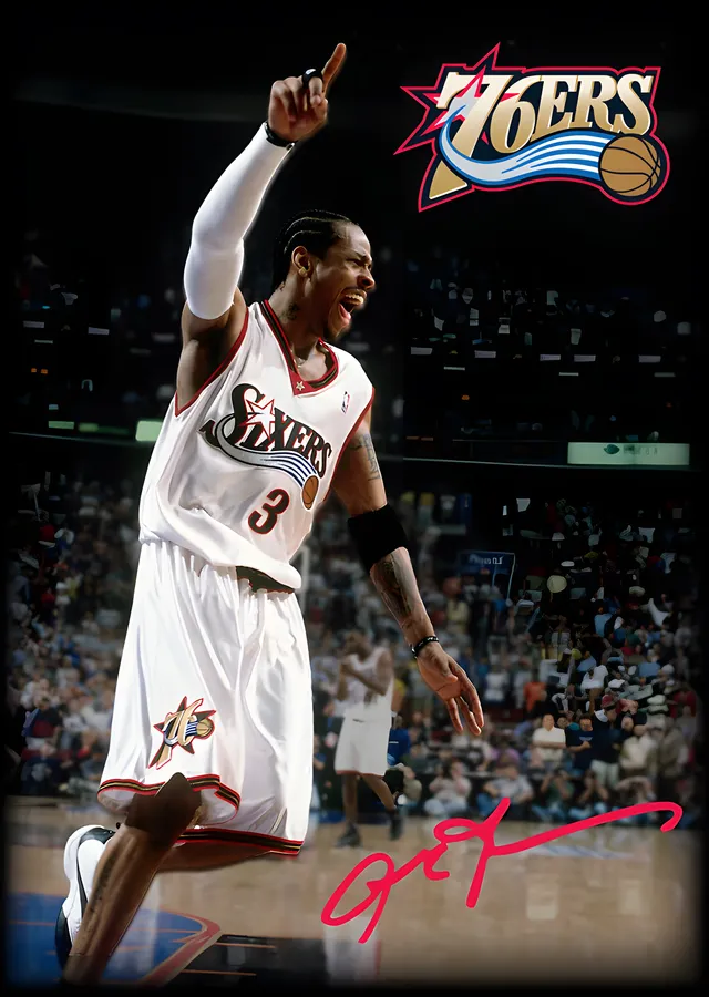 Allen Iverson - Zafer metal tablo