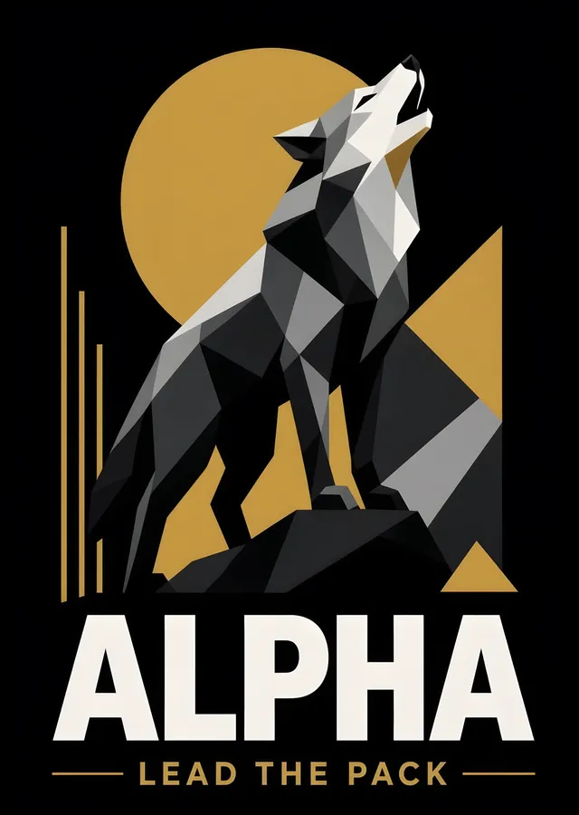 Alpha - Lead the Pack metal tablo