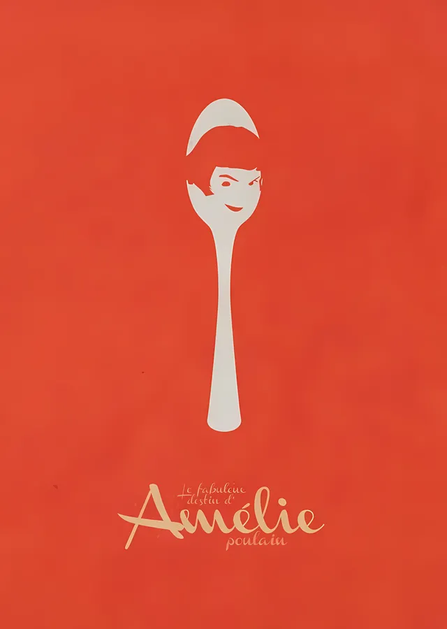Amelie Kaşık Minimalist metal tablo
