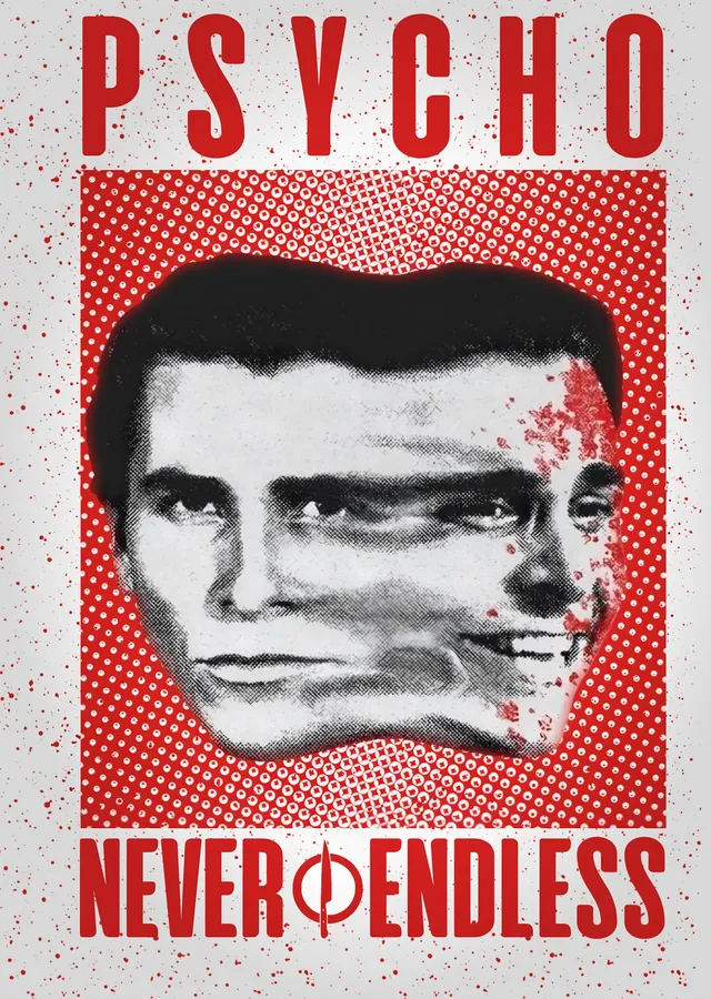 American Psycho - Never Endless metal tablo