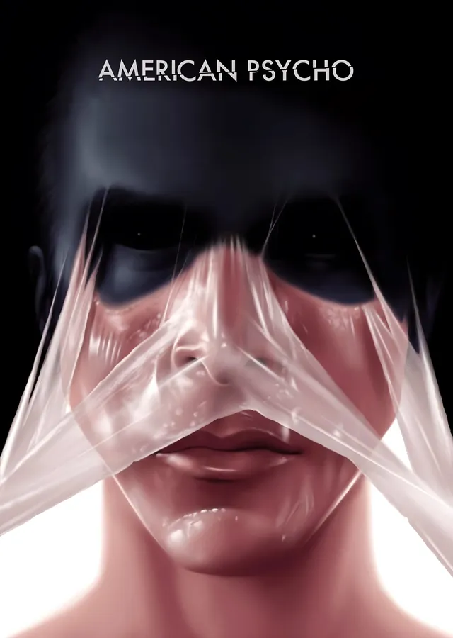 American Psycho - Plastik metal tablo