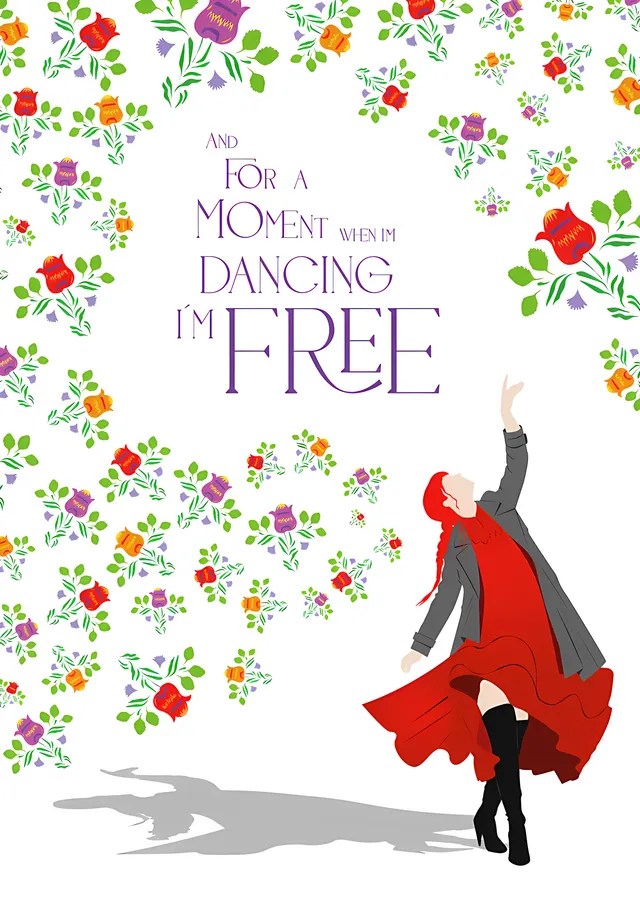 And for a Moment When I'm Dancing I'm Free metal tablo