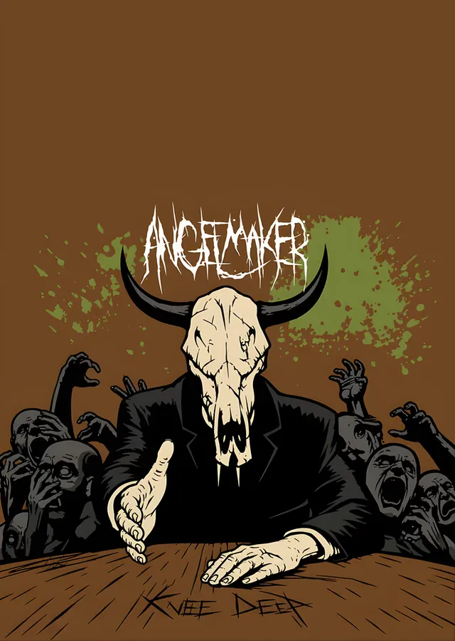 Angelmaker - Knee Deep metal tablo