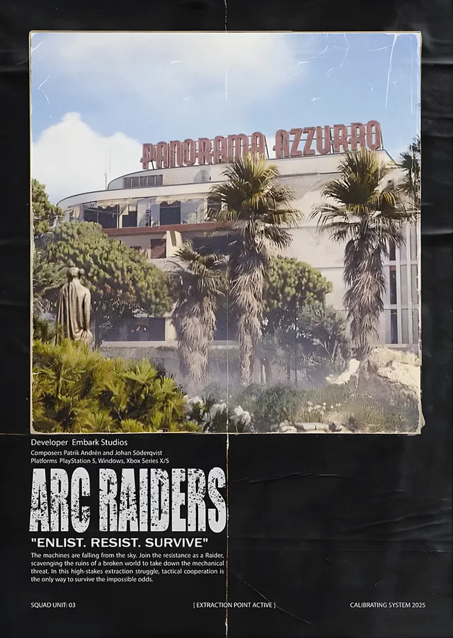ARC Raiders: Terk Edilmiş Otelin Fotoğrafı metal tablo