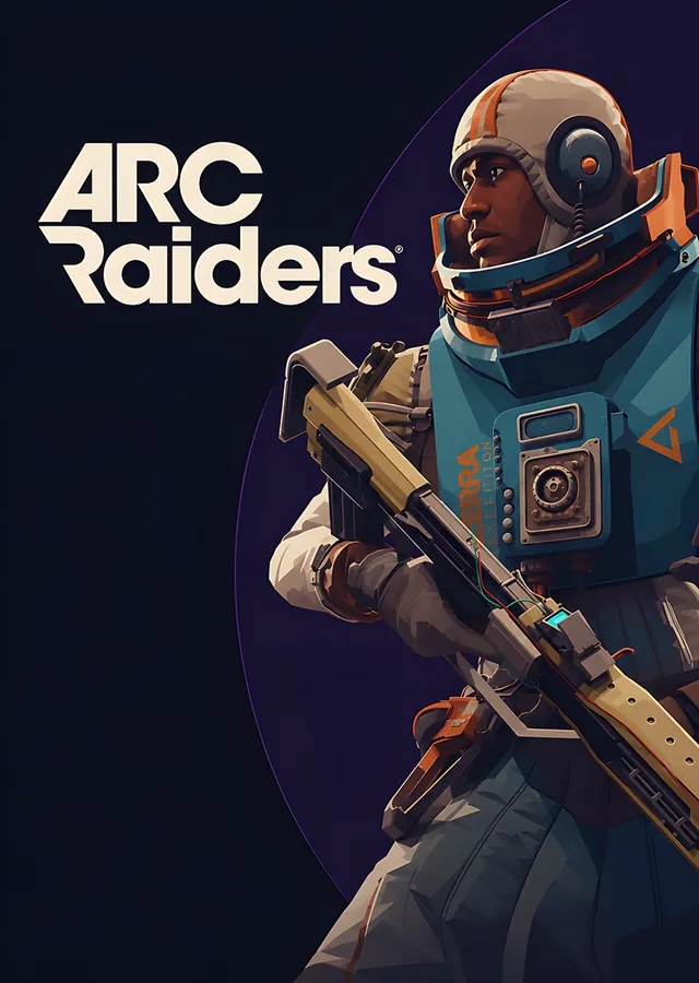ARC Raiders: Turuncu Tulumlu Nişancı metal tablo