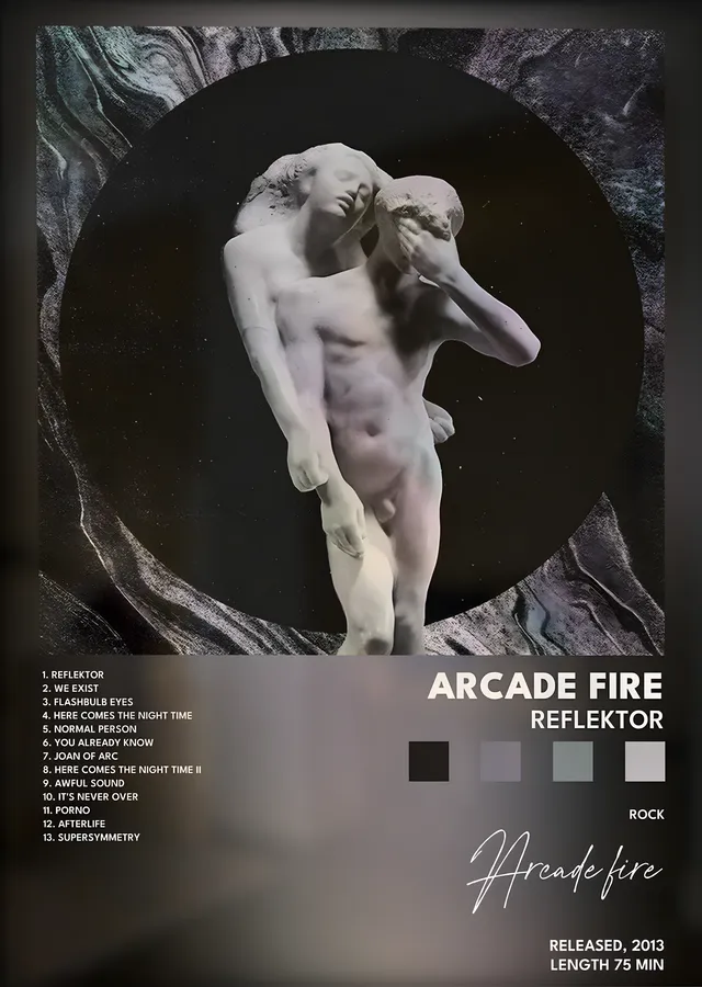 Arcade Fire: Reflektor metal tablo