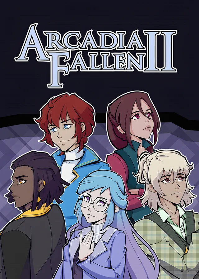 Arcadia Fallen II: Beş Karakterin Portresi metal tablo