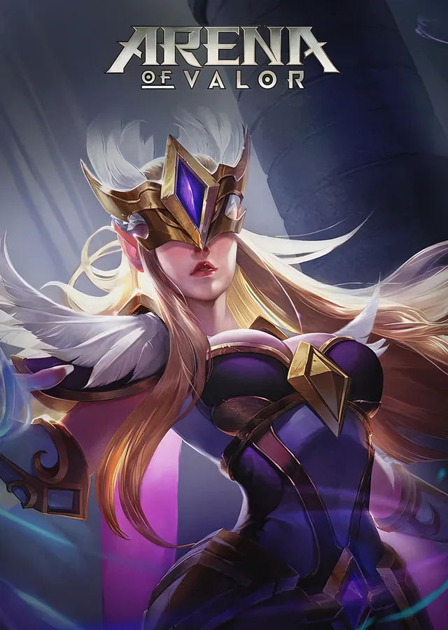 Arena of Valor: Altın Taçlı Sarışın Savaşçı metal tablo