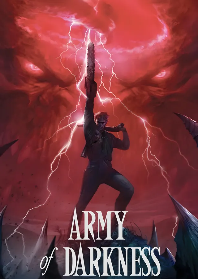 Army of Darkness - Şimşekli Gece metal tablo