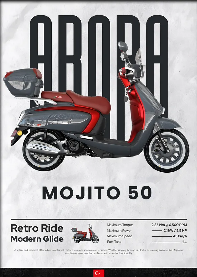 Arora Mojito 50 metal tablo